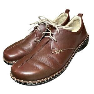 Josef Seibel Women’s Lindsay Leather Oxford Brandy Size 6.5 (37)